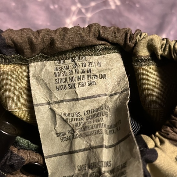 Army camo pants - Picture 4 of 8